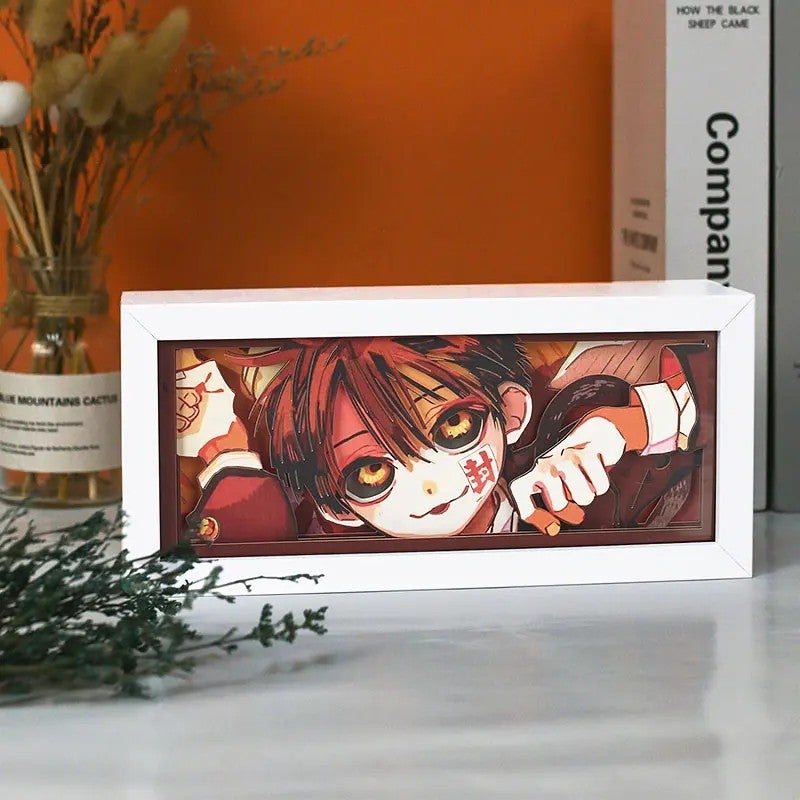 Bluejw Remote Control 3D Anime Night Light, LED Table Lamp Light Box - Home Decor Christmas Gifts - Image 5